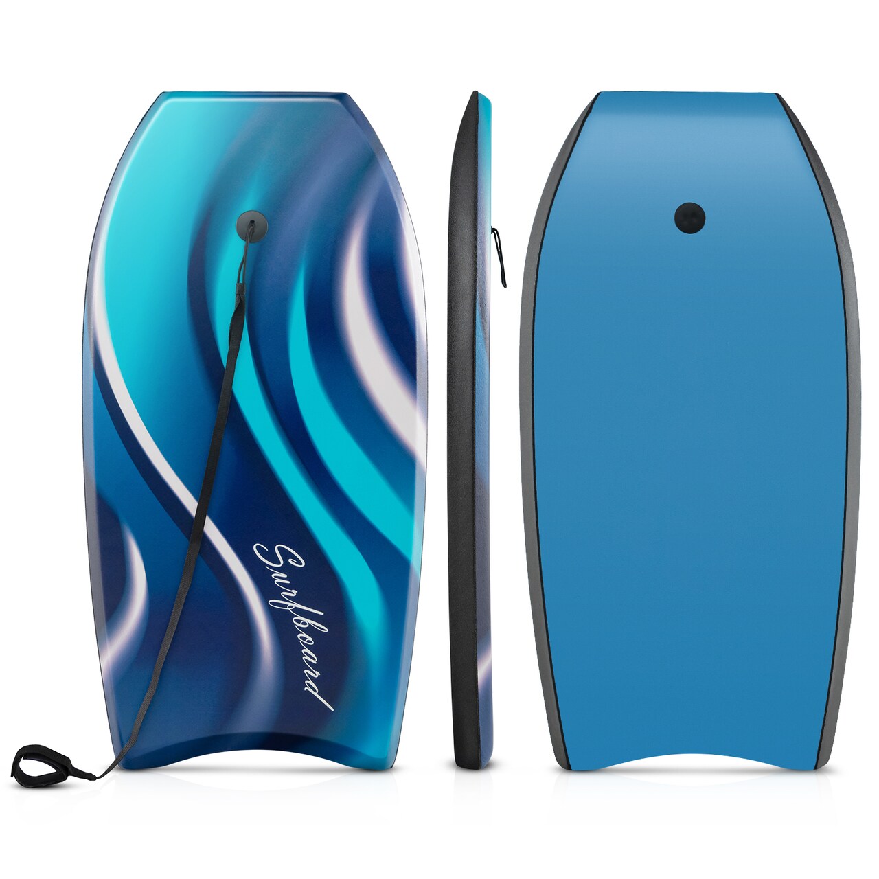 Lightweight Beach Boogie Board with EPS Core HDPE Bottom for All Ages